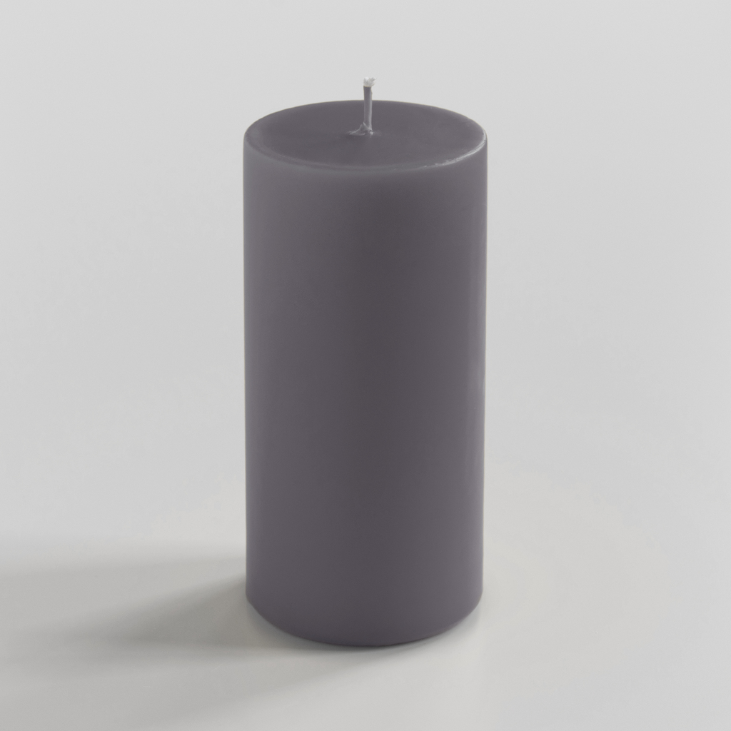 Ester & Erik Stumpenkerze 15 cm Ø 7 cm Dark Zinc Grey Ester & Erik Stumpenkerze 15 cm Ø 7 cm Dark Zinc Grey
