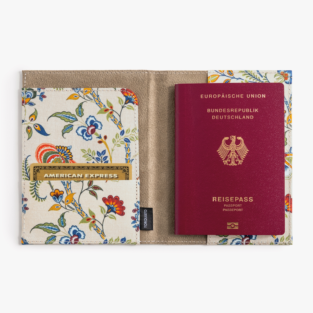 Passhülle Liberty Garden Ecru - 2 Passhülle Liberty Garden Ecru - 2