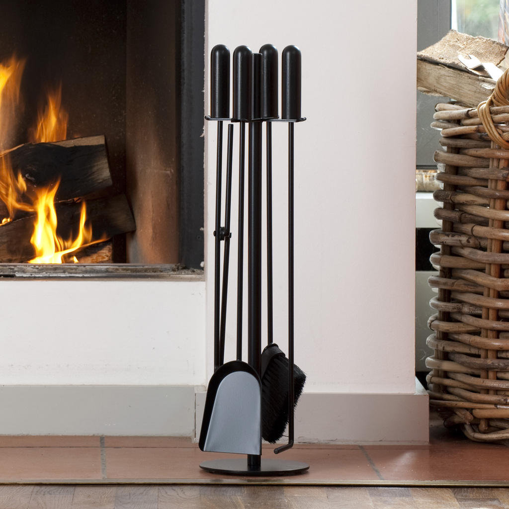 Sägi Kaminbesteck schwarz Sägi Kaminbesteck schwarz