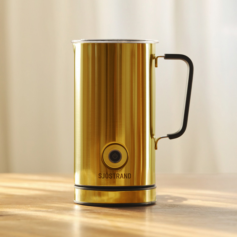 Sjöstrand Milchaufschäumer Brass - 2