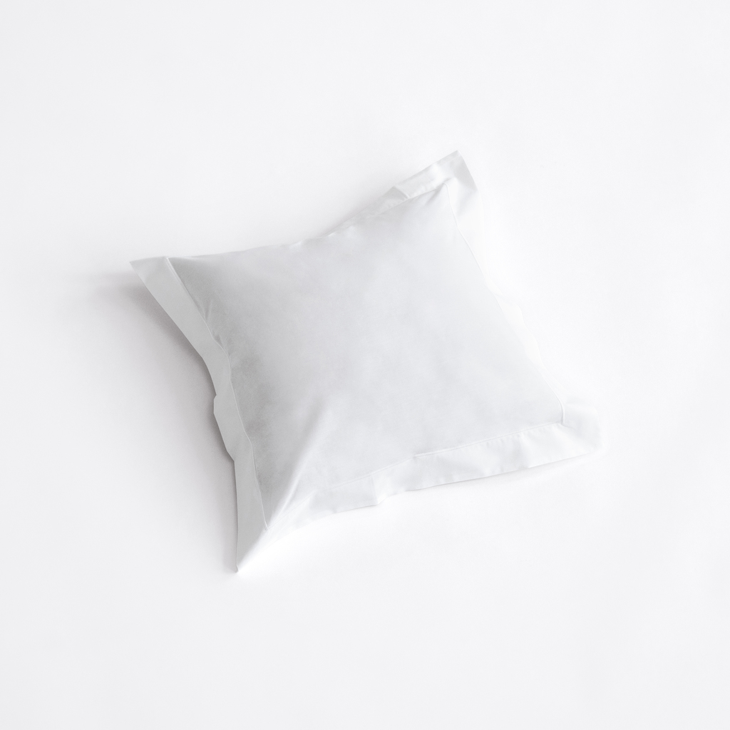 Kissenbezug Perkal Weiß 40 x 40 cm Kissenbezug Perkal Weiß 40 x 40 cm