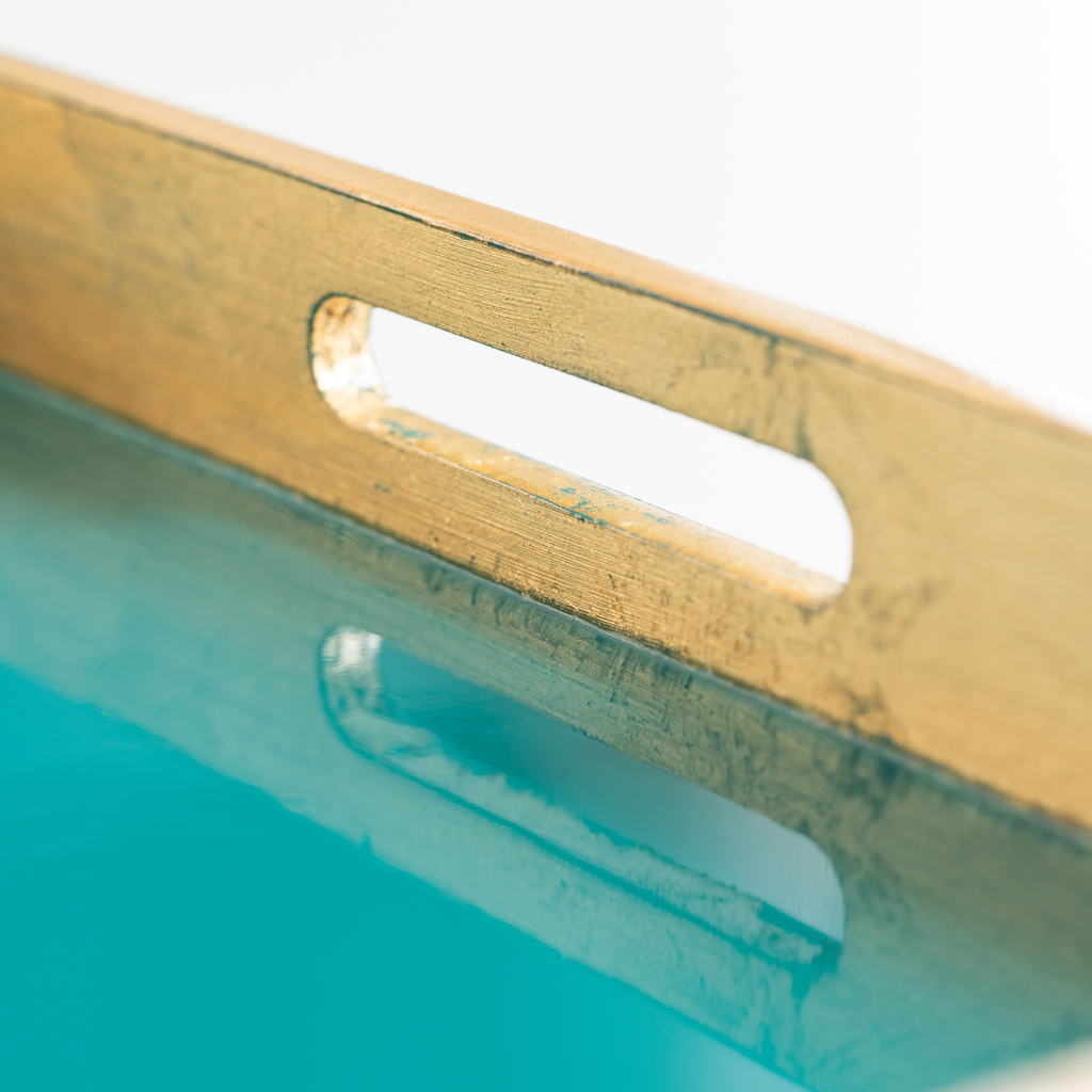 Lacktablett Shimura Türkis - 2 Lacktablett Shimura Türkis - 2