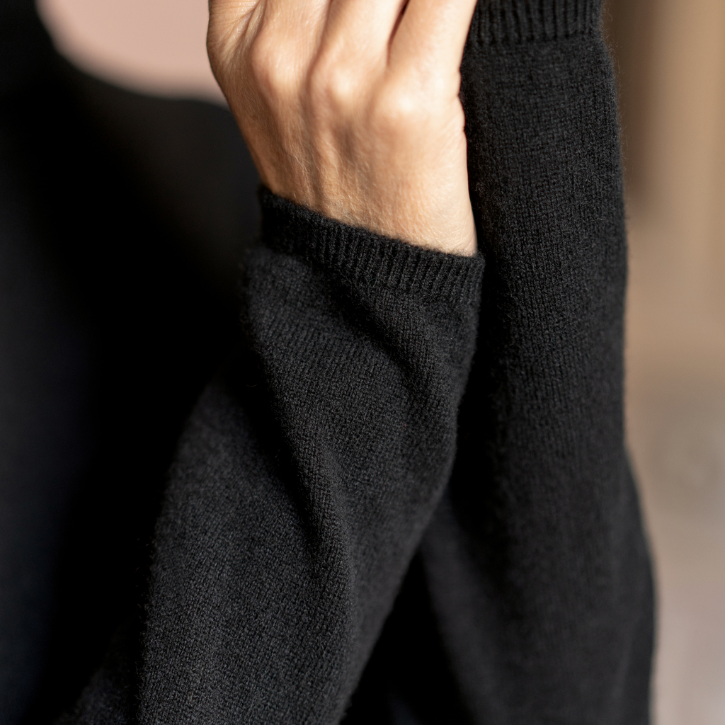 William Lockie X Torquato Rollkragen Kaschmir Black L - 5 William Lockie X Torquato Rollkragen Kaschmir Black L - 5