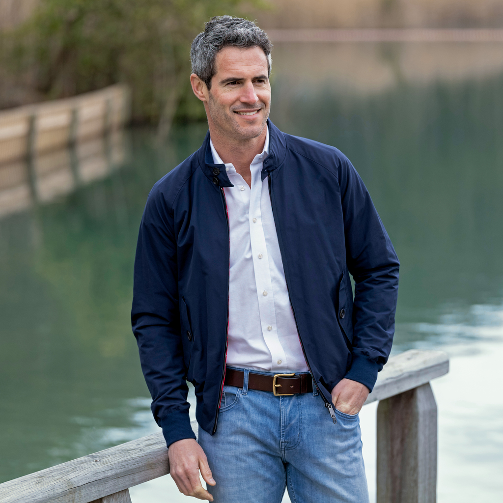 Baracuta Harrington Jacket navy 52 Baracuta Harrington Jacket navy 52