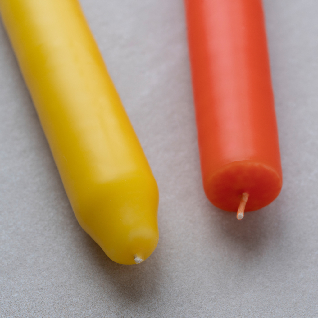 Ester & Erik zylindrische Kerzen Lemon 4er-Set - 2