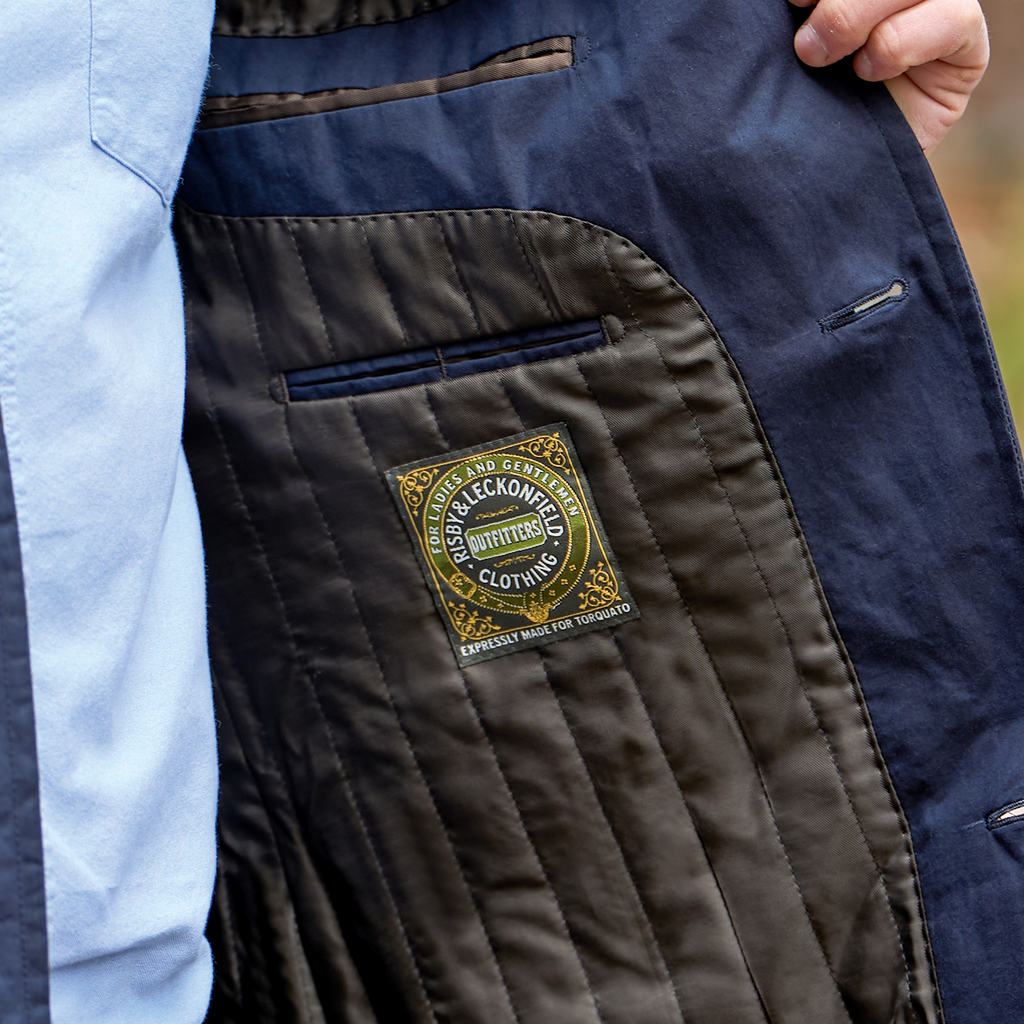 Risby & Leckonfield Kurzmantel Bembridge Navy Gr. 56 - 5