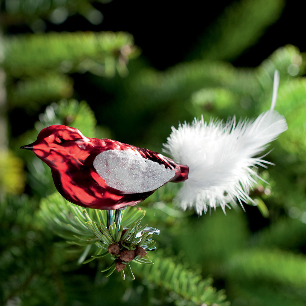 3 Lauschaer Weihnachtsamseln Rot 3 Lauschaer Weihnachtsamseln Rot