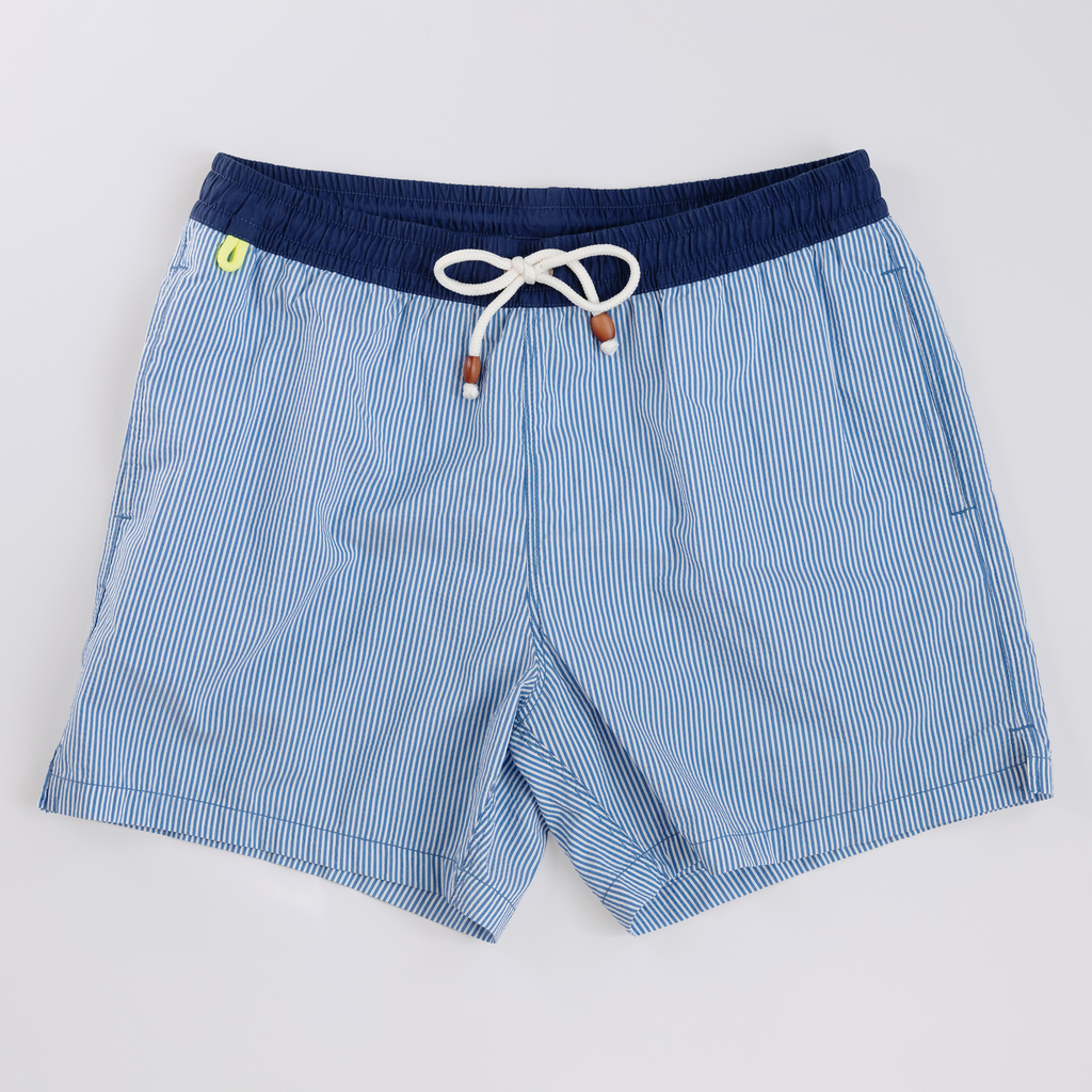 Gili's Badehose Trawangan Blue Seersucker Gr. M Gili's Badehose Trawangan Blue Seersucker Gr. M