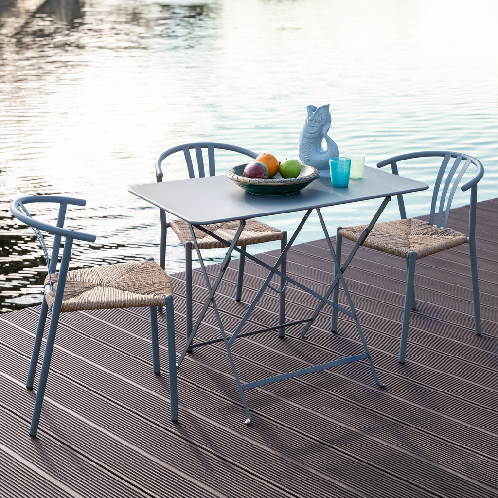 China Chair für die Terrasse Gewittergrau