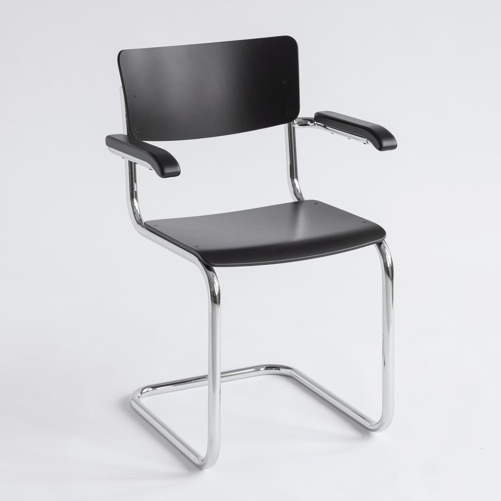 Thonet Stahlrohrfreischwinger S43 F - 3 Thonet Stahlrohrfreischwinger S43 F - 3