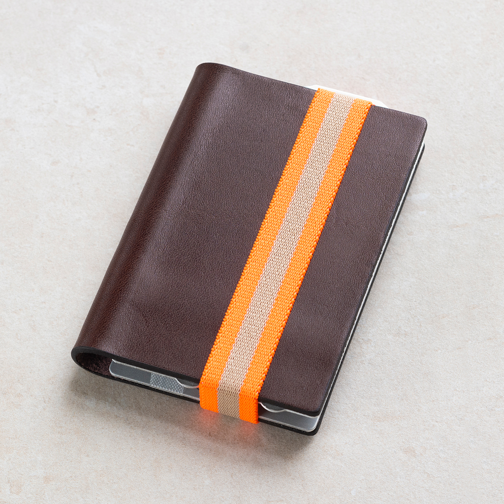 Q7 Wallet Smooth Brown/Orange Q7 Wallet Smooth Brown/Orange