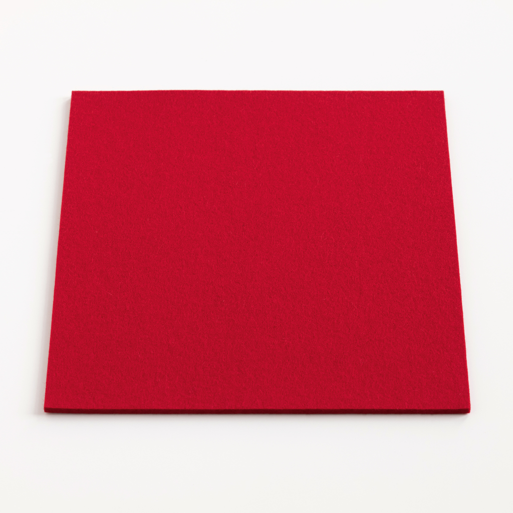 Wollfilz Tischset 35x45 cm rot