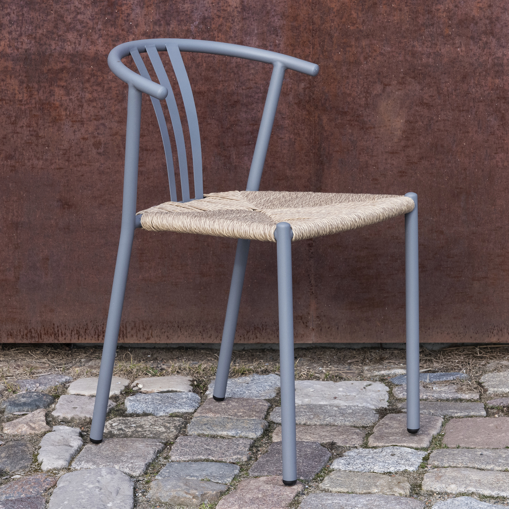 China Chair für die Terrasse Gewittergrau