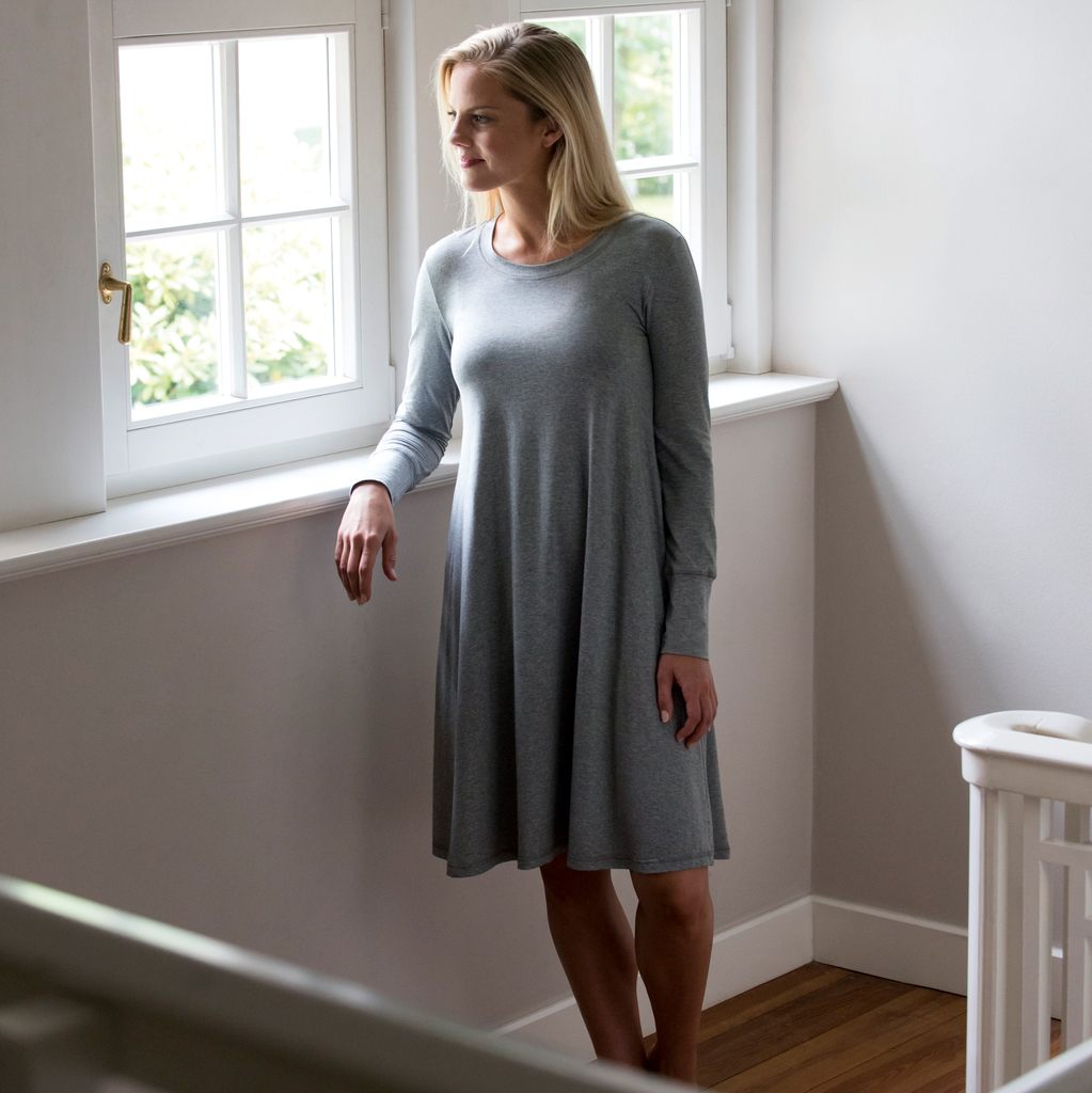 Sunday in Bed X Torquato Nachthemd Lilly Grau L Sunday in Bed X Torquato Nachthemd Lilly Grau L