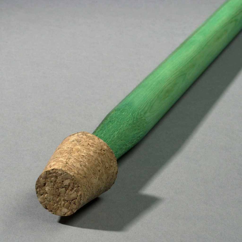 Rosenkugel-Holzstab mit Korken - 2