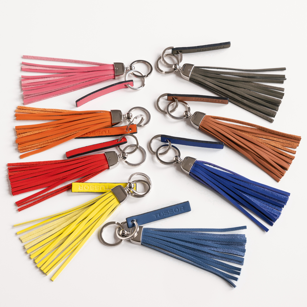 Tussor Schlüsselanhänger Tassel Cognac - 3
