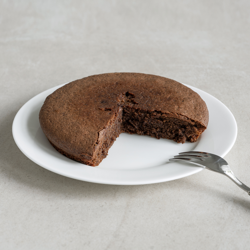 Bio Mandelkuchen mit Kakao und Vanilleextrakt Bio Mandelkuchen mit Kakao und Vanilleextrakt