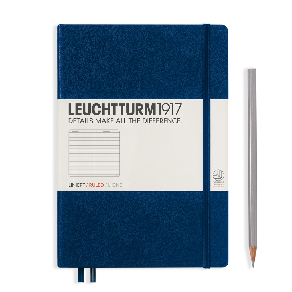 Leuchtturm1917 Notizbuch A5 liniert Marine Leuchtturm1917 Notizbuch A5 liniert Marine