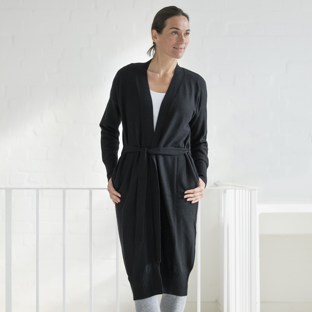 Sunday in Bed X Torquato Kaschmir-Mantel Schwarz L Sunday in Bed X Torquato Kaschmir-Mantel Schwarz L