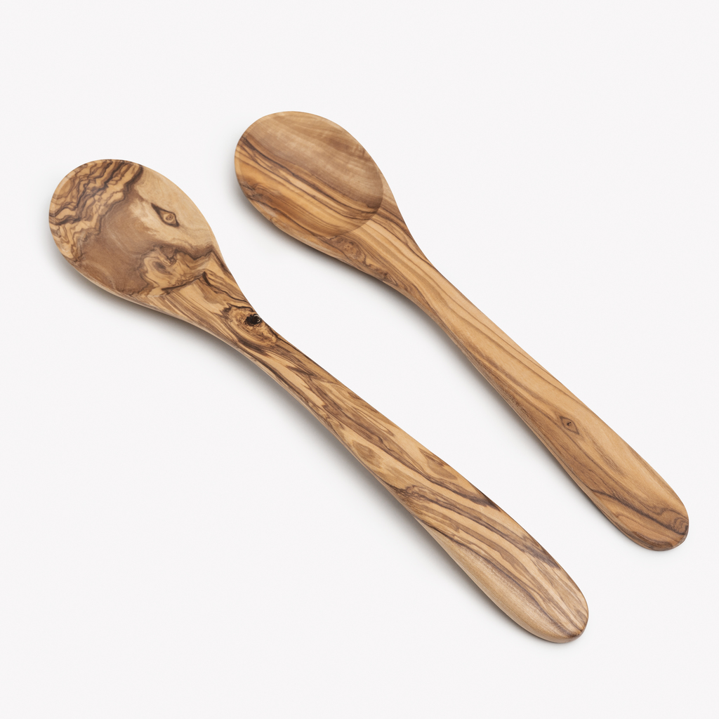 Kochlöffel Olivenholz 30 cm - 2 Kochlöffel Olivenholz 30 cm - 2