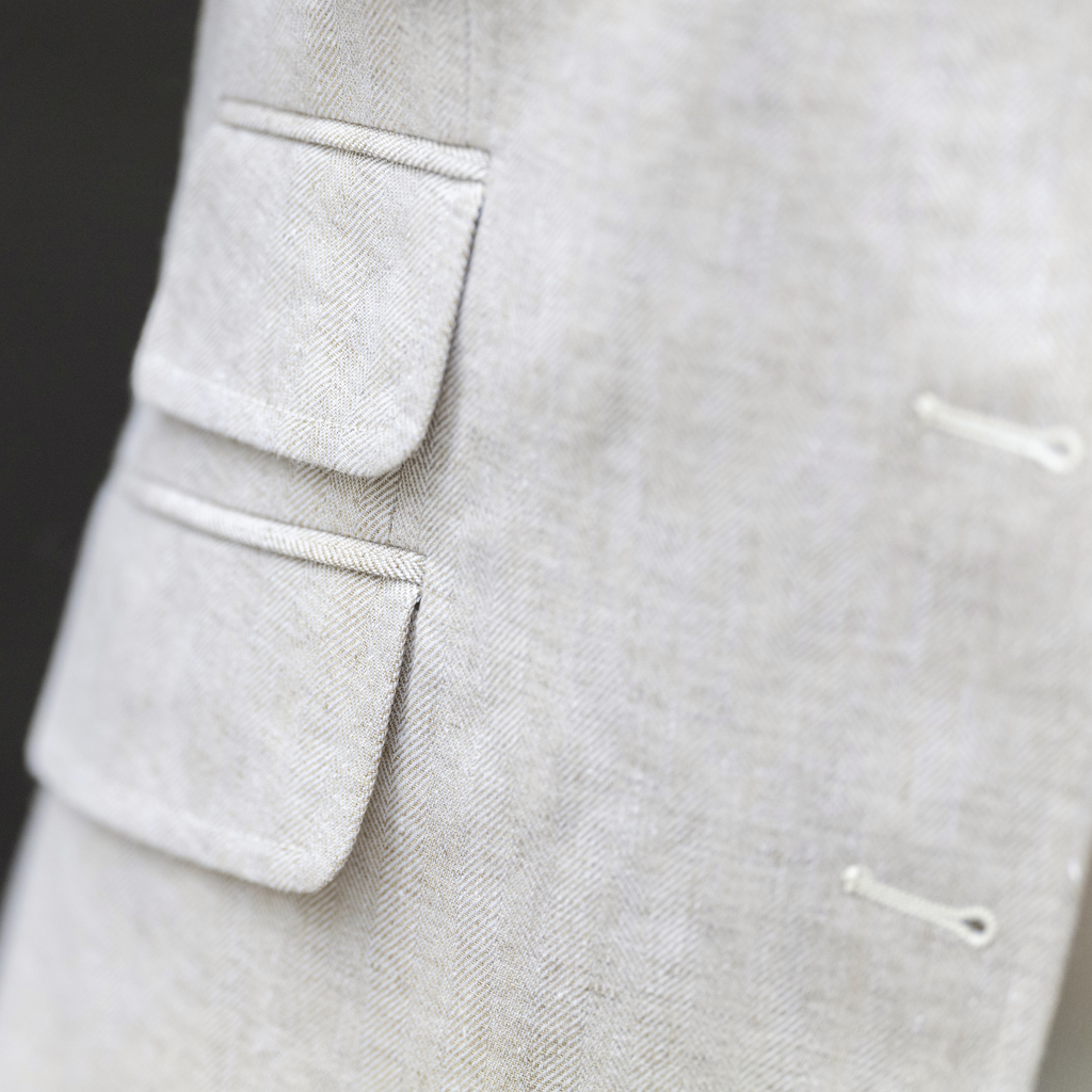 Risby & Leckonfield Damenblazer Beige Gr. 42 - 5