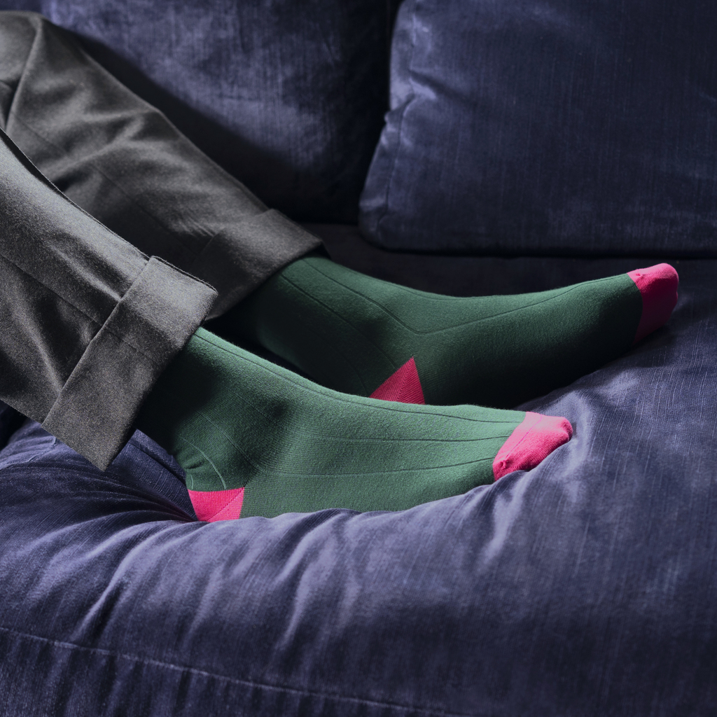Scott-Nichol by Pantherella: Herrensocken New Conifer - 2