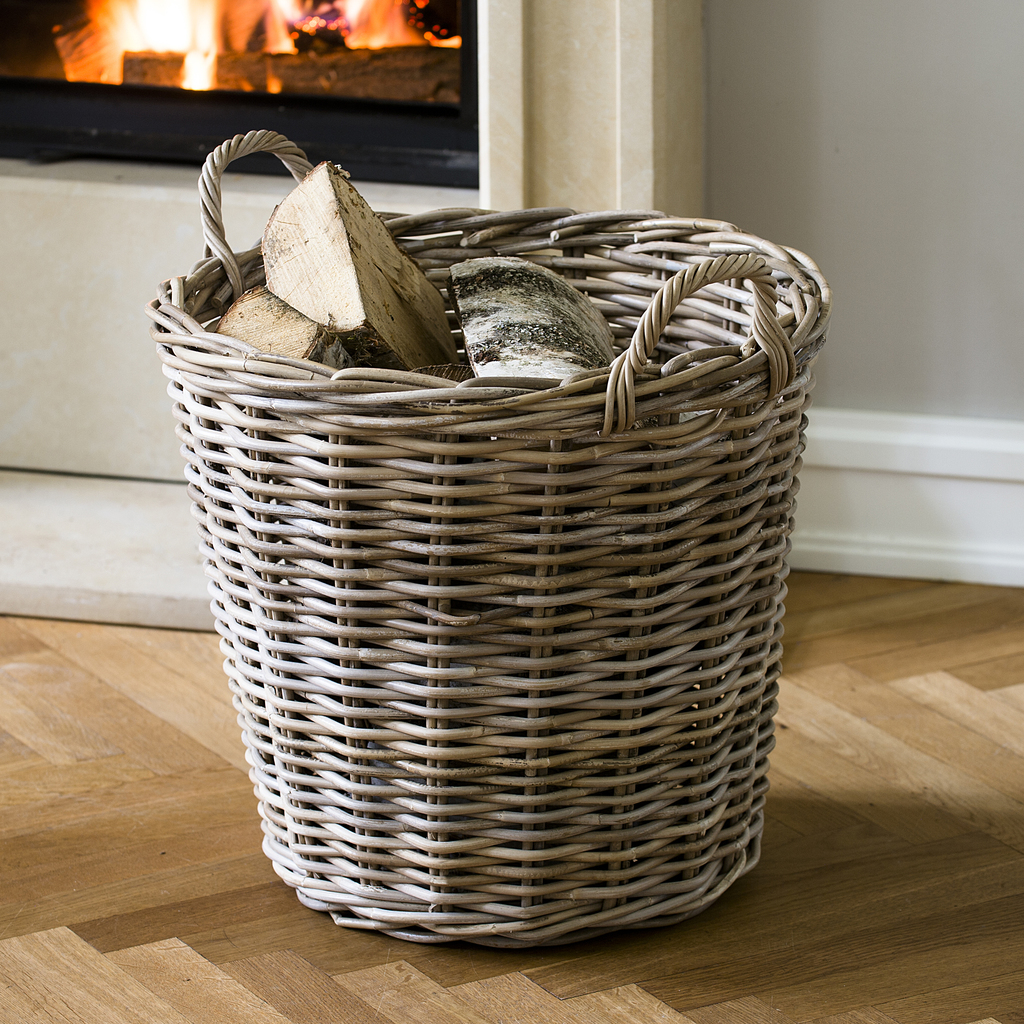 Rattankorb rund - 2