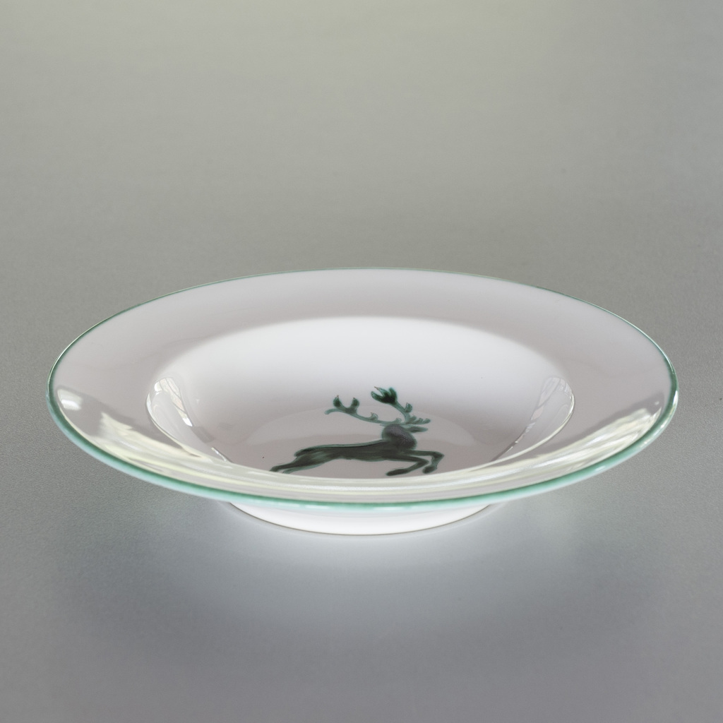 Grüner Hirsch Suppenteller Grüner Hirsch Suppenteller