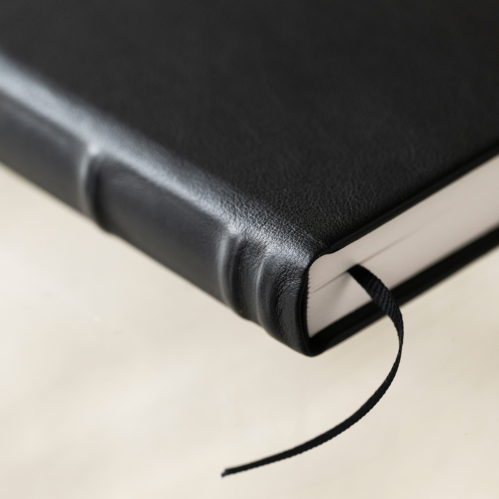 Bethge Gästebuch mit Ledereinband Schwarz - 2