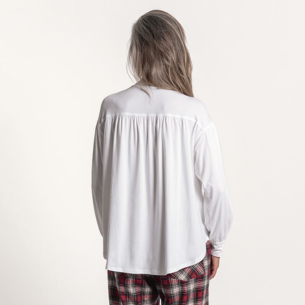 Sunday in Bed X Torquato Shirt Hailey Weiß M - 3