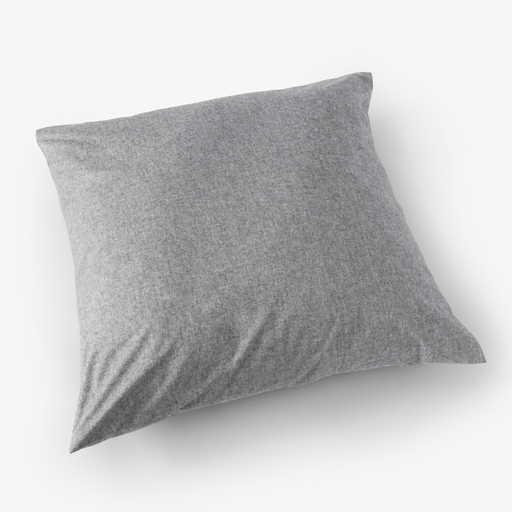 Flanellbettwäsche Smilla Grau 80 x 80 cm