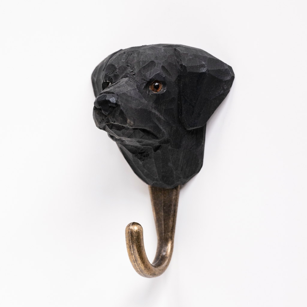 Handgeschnitzter Kleiderhaken Labrador Retriever Handgeschnitzter Kleiderhaken Labrador Retriever