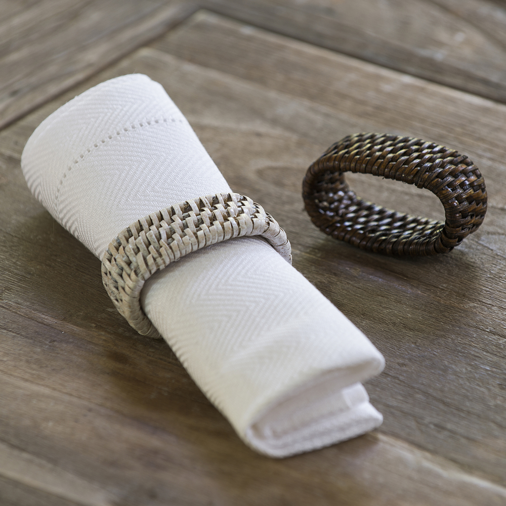 Serviettenringe Rattan 4er-Set Serviettenringe Rattan 4er-Set