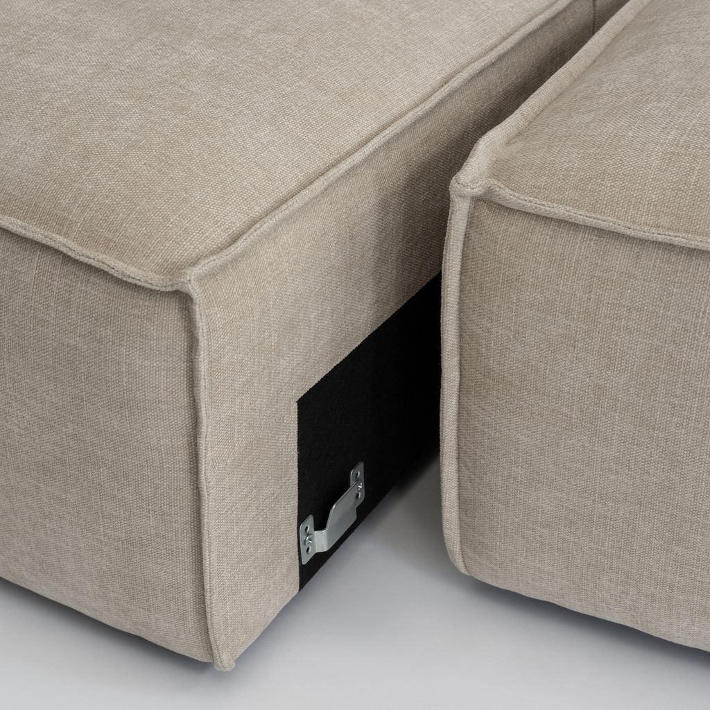 Modulares Sofa Estrade 4-Sitzer Sand