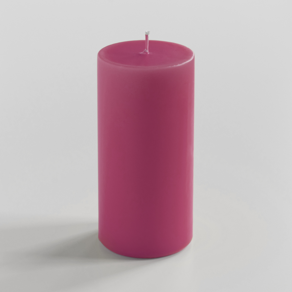 Ester & Erik Stumpenkerze 15 cm  Ø 7 cm Pink