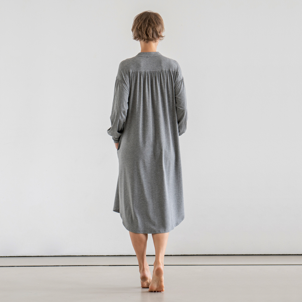 Sunday in Bed X Torquato Nachthemd Hailey Grau meliert L - 3 Sunday in Bed X Torquato Nachthemd Hailey Grau meliert L - 3
