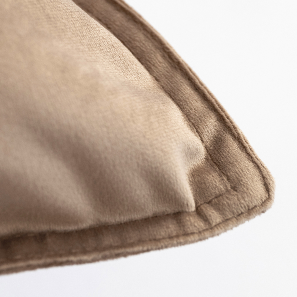Samtkissen Celeste Taupe 60 x 60 cm - 3