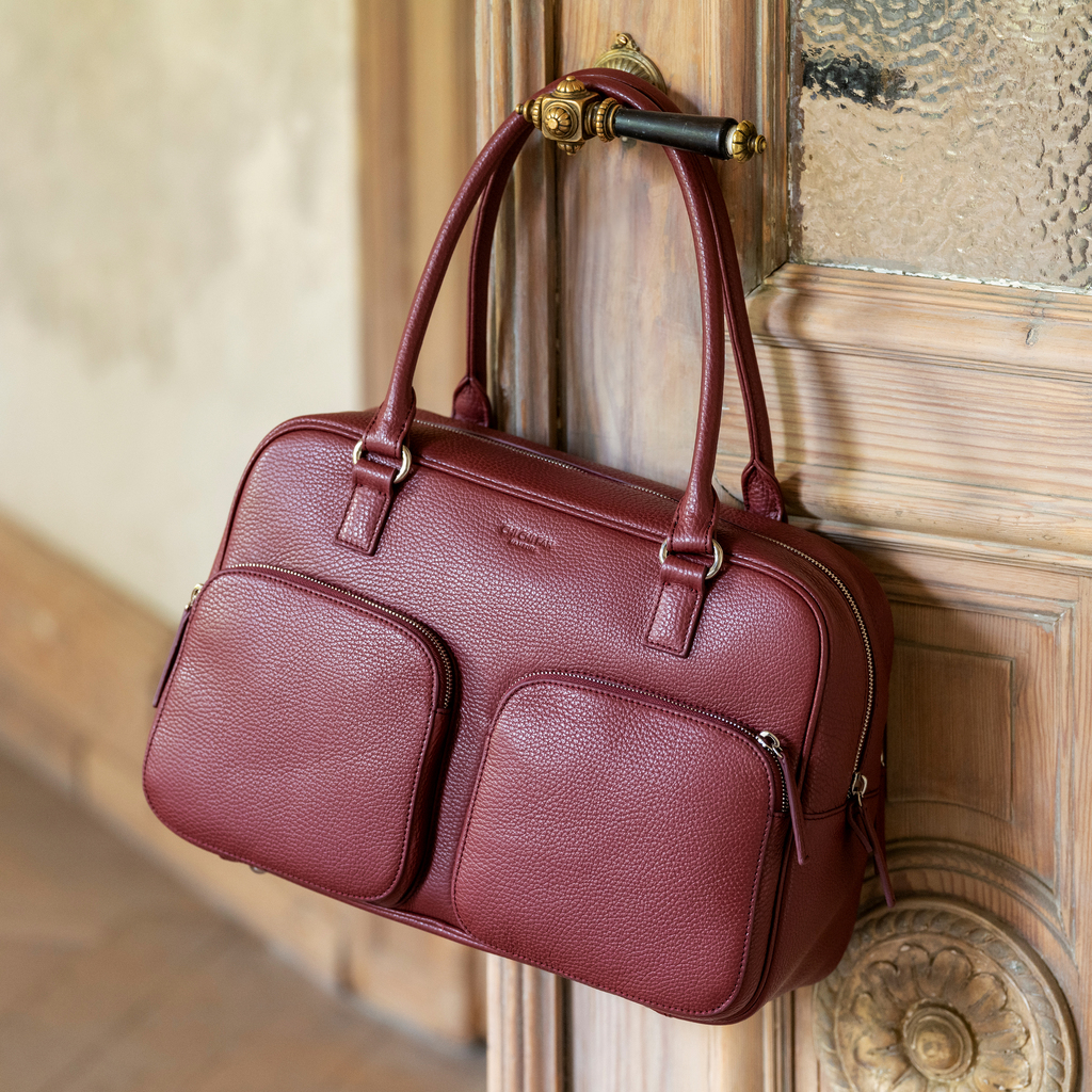 Chi Chi Fan x Torquato City Bag Cremisi - 2