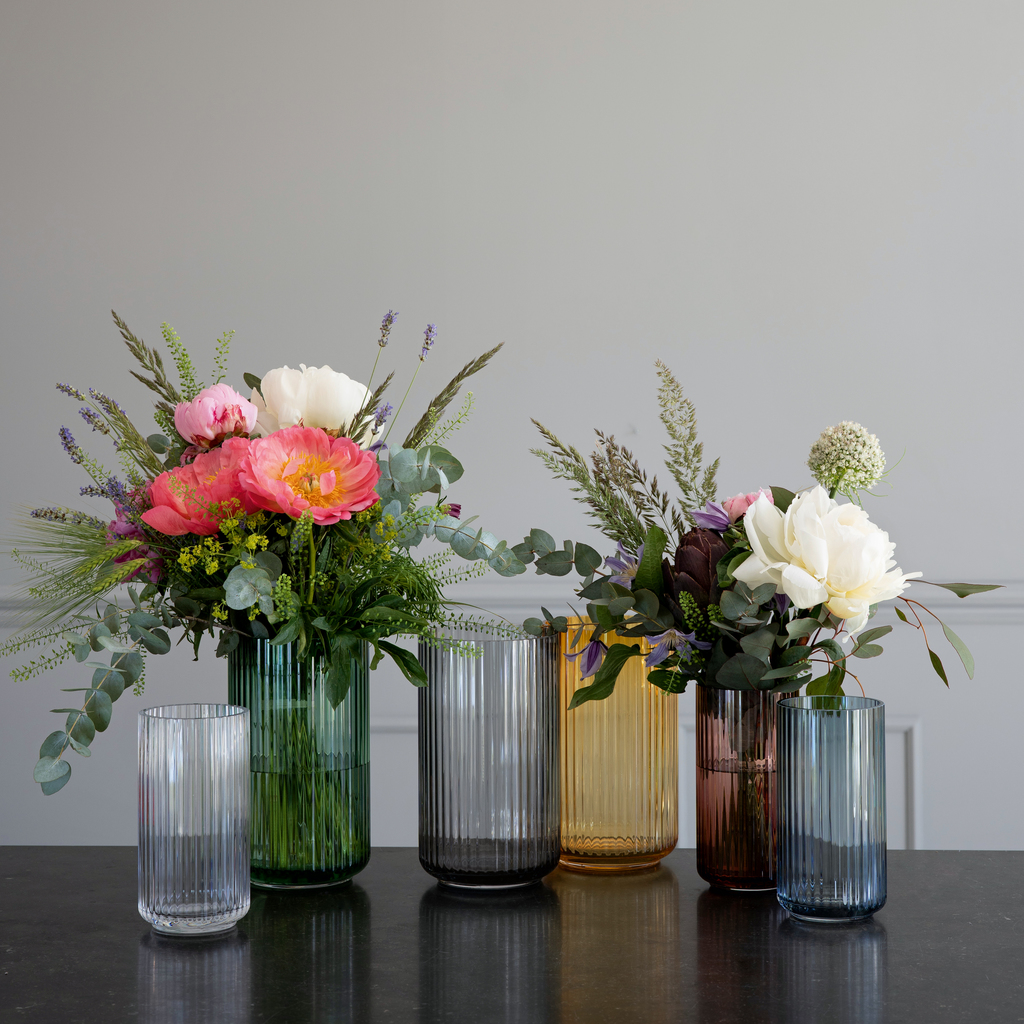 Lyngby-Vase Klein Burgundy - 5