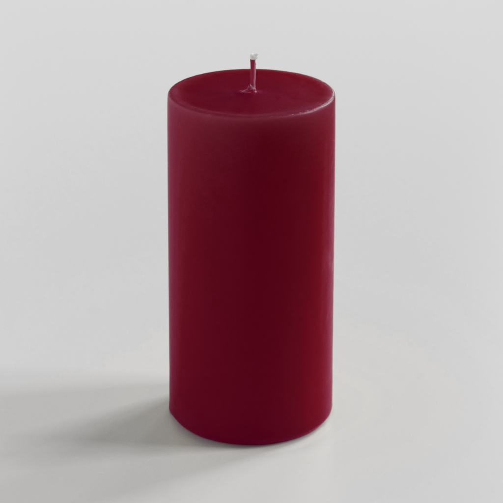 Ester & Erik Stumpenkerze 15 cm  Ø 7 cm Wine Red Ester & Erik Stumpenkerze 15 cm  Ø 7 cm Wine Red