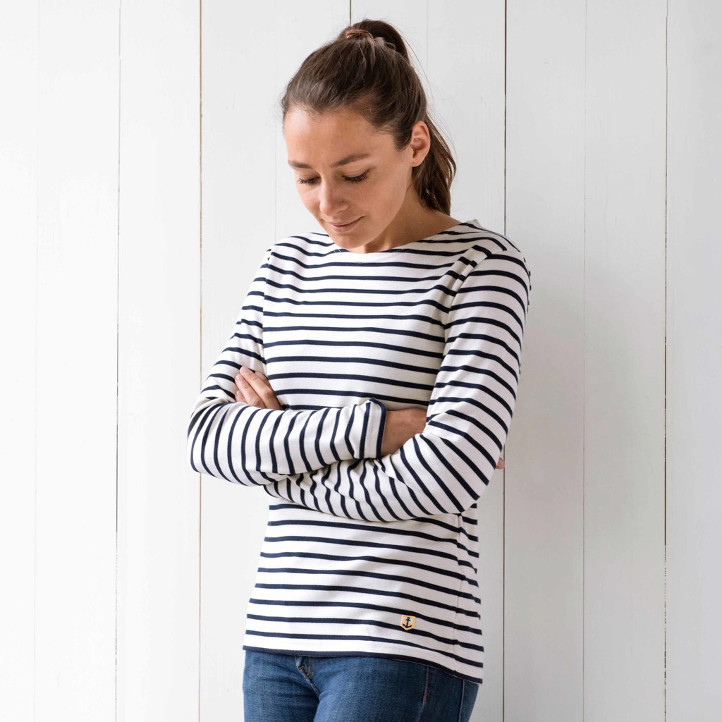 Armor Lux Ringelshirt Weiß/Marine S Armor Lux Ringelshirt Weiß/Marine S