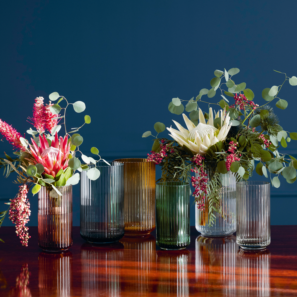 Lyngby-Vase Klein Burgundy - 4