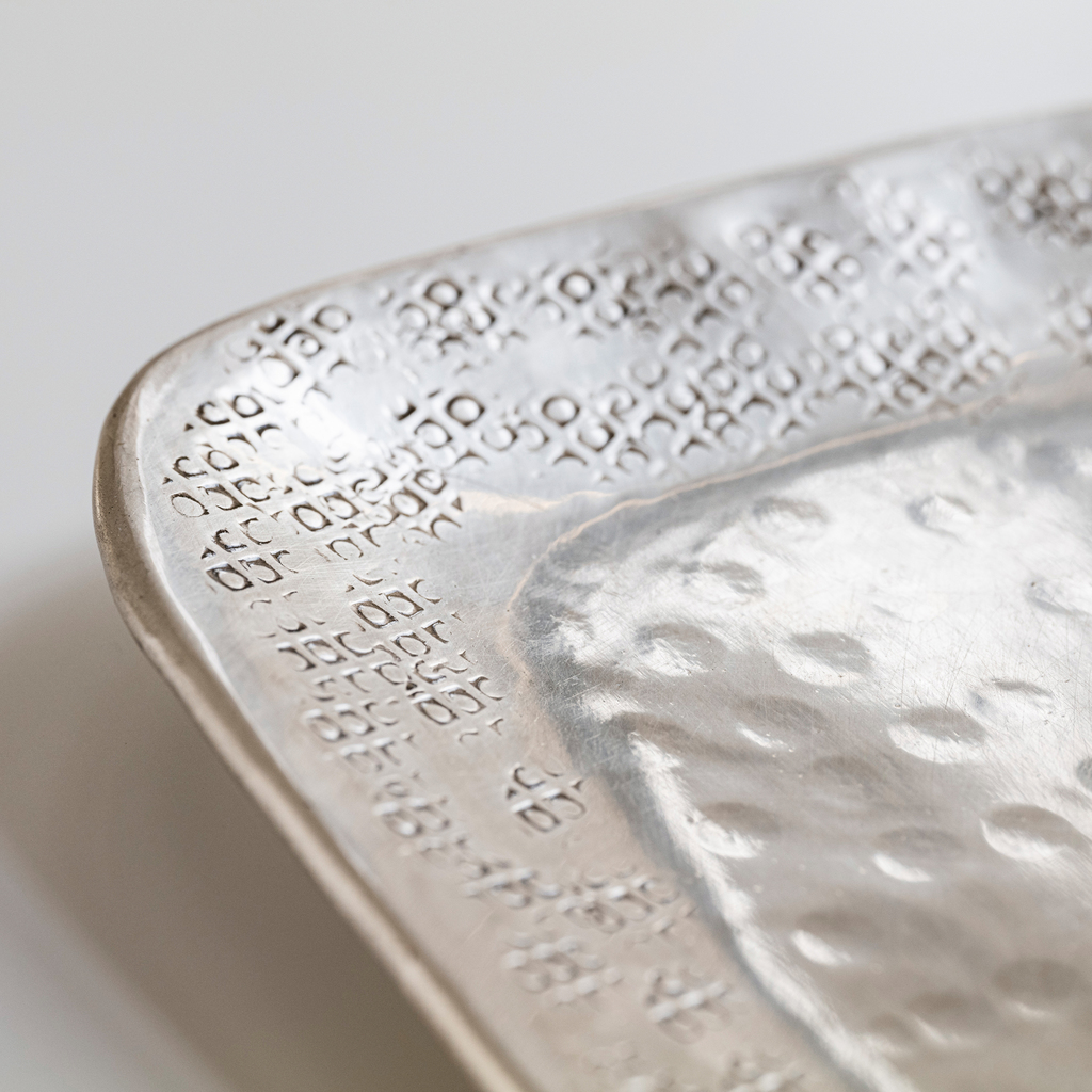 Tablett Rambasa versilbert - 2 Tablett Rambasa versilbert - 2