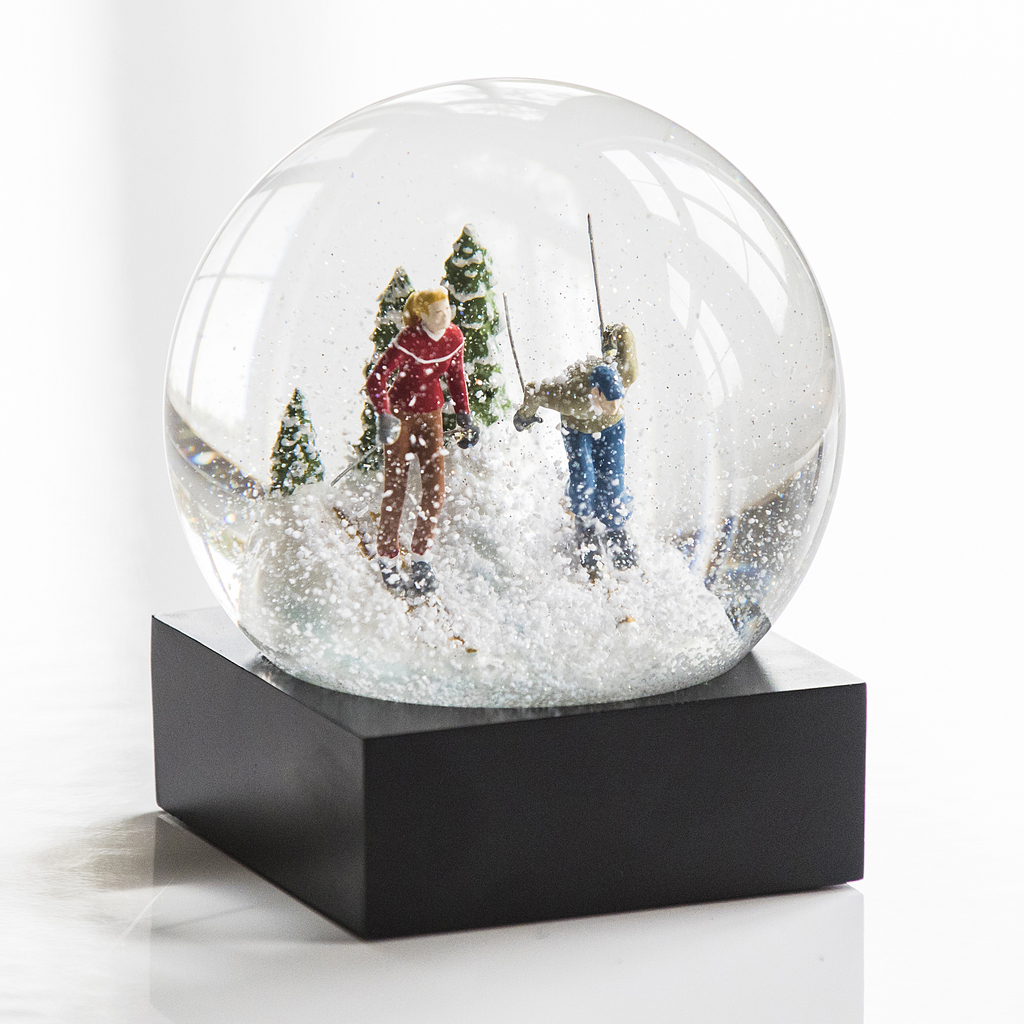 Schneekugel Skifahrer Schneekugel Skifahrer