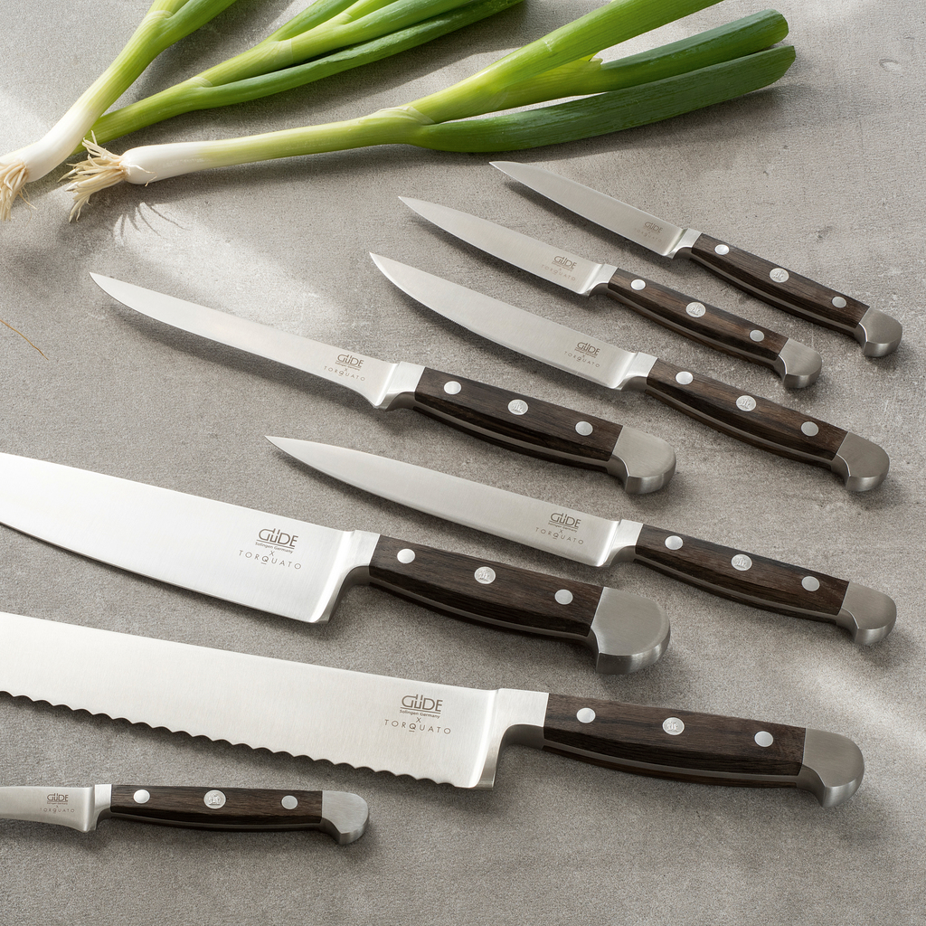 Gemüsemesser Mooreiche 9 cm - 2 Gemüsemesser Mooreiche 9 cm - 2