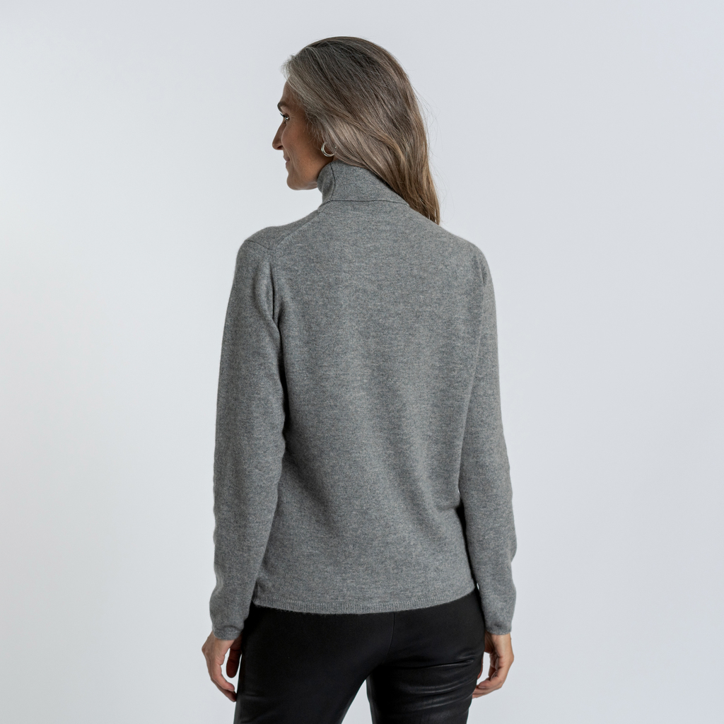 William Lockie X Torquato Rollkragen Kaschmir Flannel S - 3