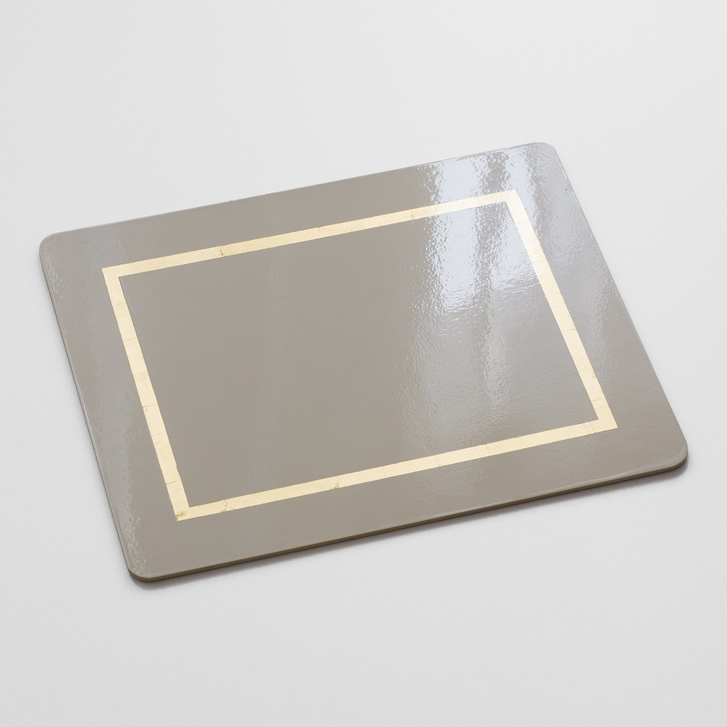 4 Tischsets 45 x 35 cm Stone Grey/Gold 4 Tischsets 45 x 35 cm Stone Grey/Gold