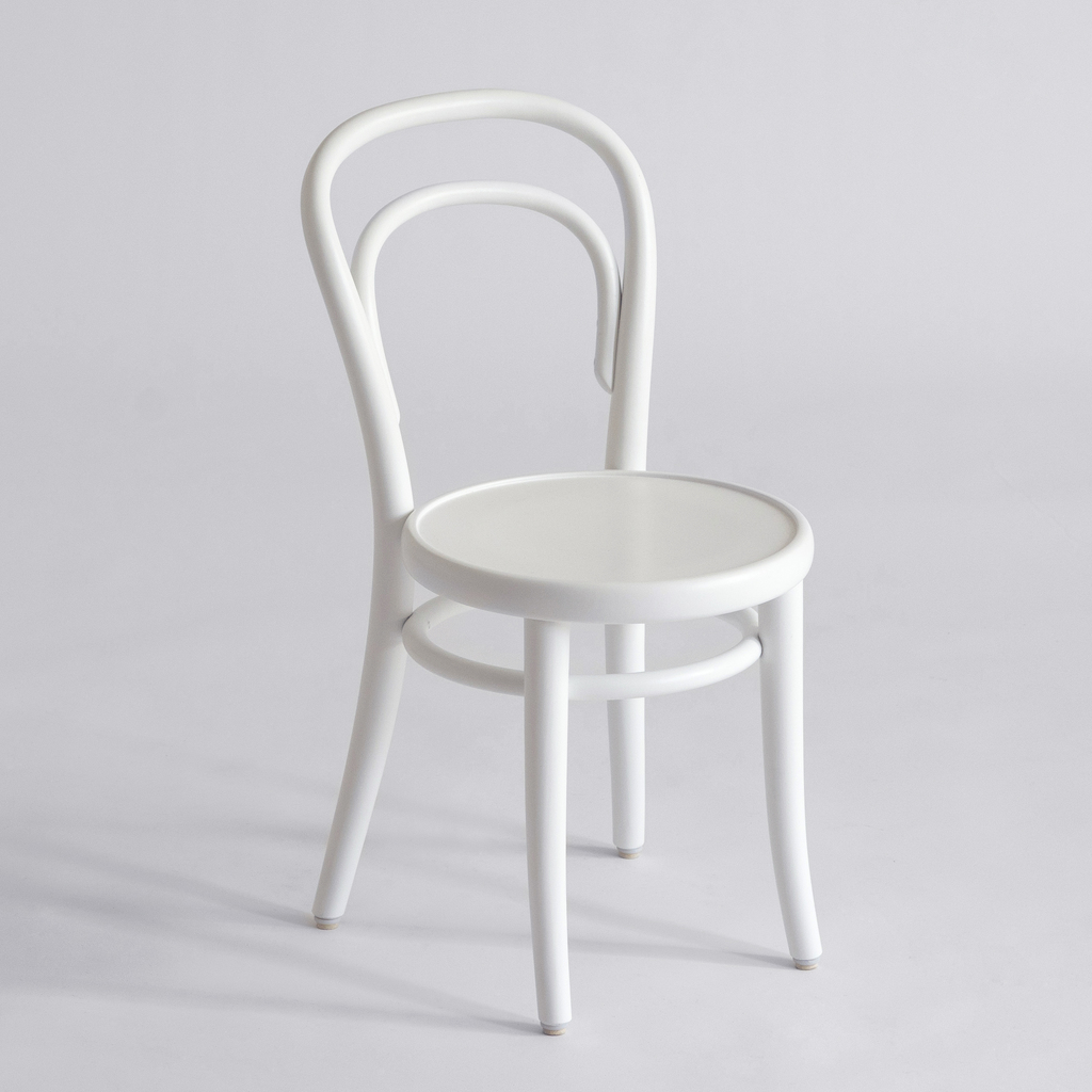 Kinderstuhl aus Bugholz No. 14 weiß Kinderstuhl aus Bugholz No. 14 weiß