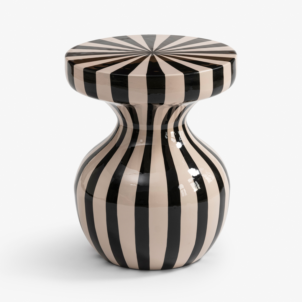 Beistelltisch und Hocker Striped Mushroom