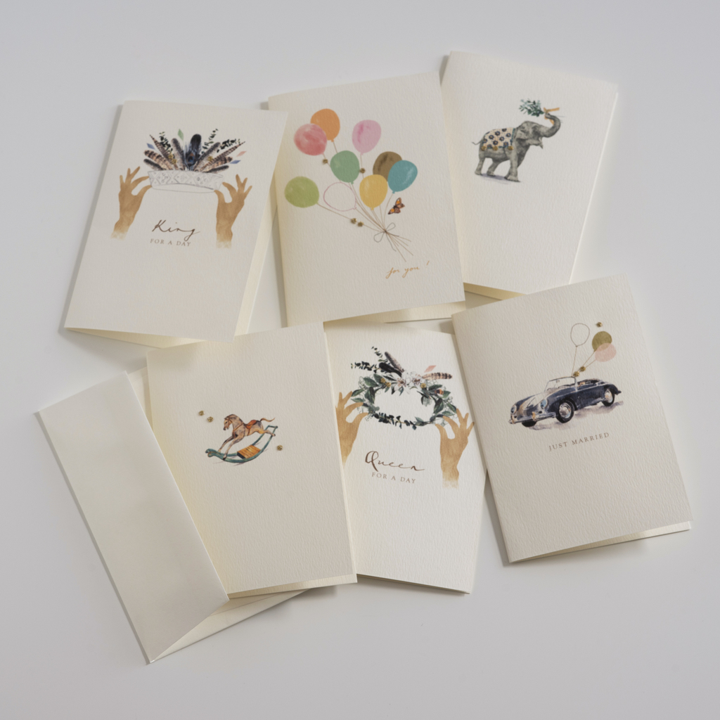 Bestickte Glückwunschkarten Elefant - 3